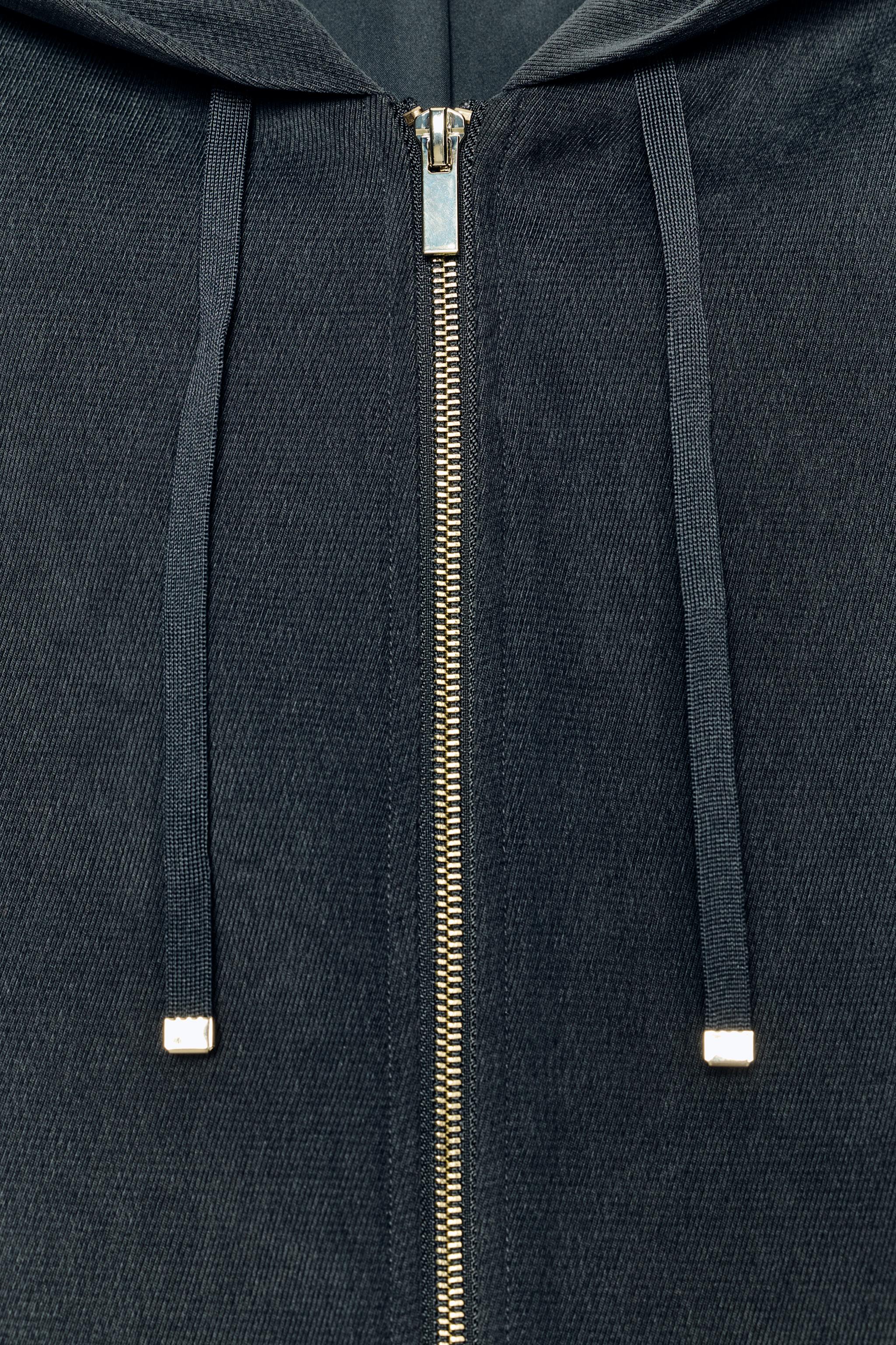 HOODED BOMBER JACKET